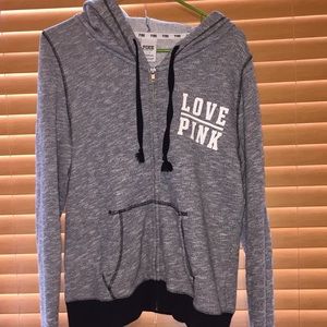 Pink by Victoria’s Secret zip up hoodie
